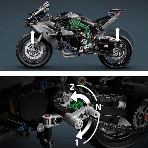 Lego TECHNIC Kawasaki Ninja H2R Motorcycle Set 42170 thumbnail 7