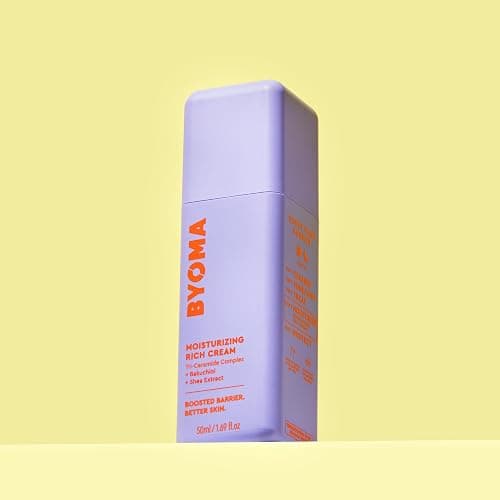 BYOMA Moisturizing Rich Cream - Barrier Repair Cream Face Lotion with Bakuchiol & Shea Extract - Ceramide Face Moisturizer for Dry Skin - Anti Wrinkle, Alcohol Free Face Moisturizer - 1.69 fl.oz thumbnail 2