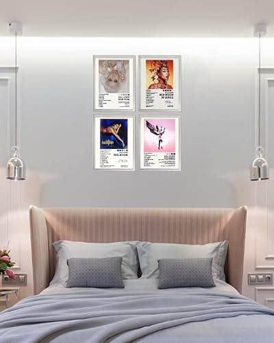 Set of 4 Kali Singer Uchis Poster Music Album Cover Canvas Art Wall Picture Print Modern Family Decor thumbnail 4