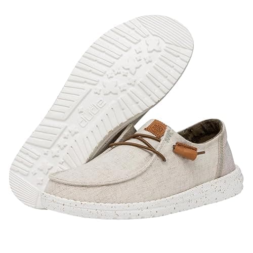 HEYDUDE Women's Wendy Washed Canvas | Women’s Shoes | Women’s Lace Up Loafers | Comfortable & Light-Weight thumbnail 4