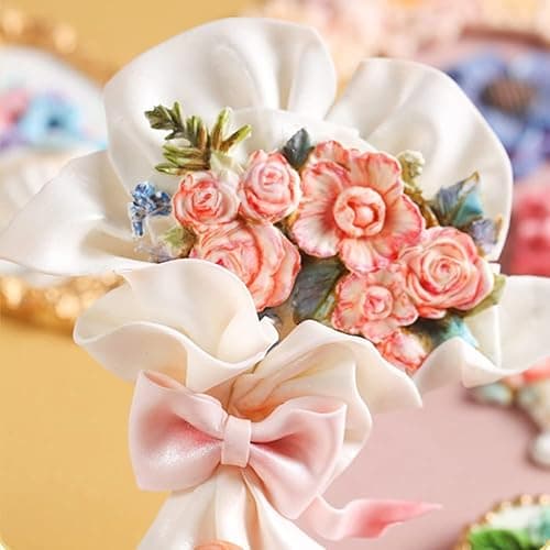 KALAIEN 4Pcs Sunflower Fondant Silicone Mold for Cake Topper Decoration Chocolate Candy Sugar DIY Craft Gum Paste thumbnail 9