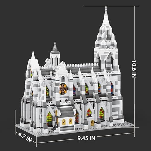 GOTIMON Micro Mini Cologne Cathedral Building Block Toy Set, Famous Architecture Building Blocks, 3598 PCS, Gifts for Kids and Adults thumbnail 3
