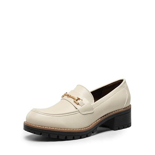 DREAM PAIRS Women's Chunky Loafers, Platform Comfortable Slip-On Dressy Business Casual Shoes - Image 1