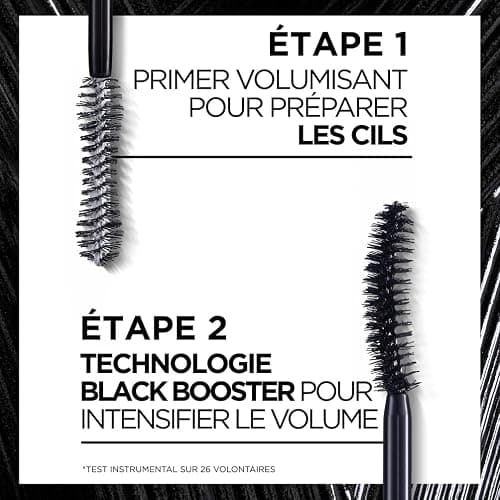 L'Oréal Paris - Mascara Pro XXL Lift - Effet Réhaussement de Cils Professionnel - Technologie Double Brosse - Longue Tenue - Teinte : Noir - 12 ml thumbnail 5