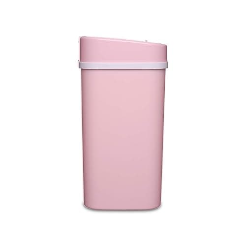 Ninestars DZT-12-5PK Bedroom or Bathroom Automatic Touchless Infrared Motion Sensor Trash Can, 3 Gal 12 L, ABS Plastic (Rectangular, Pink) Trashcan thumbnail 10