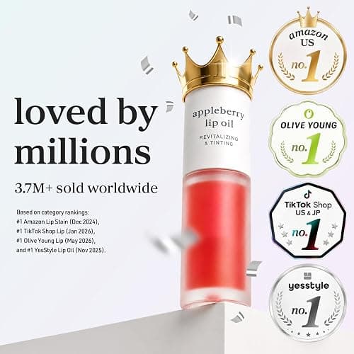 NOONI Korean Lip Oil - Appleplum | Long-Lasting, Moisturizing, Plumping, Revitalizing for Dry Lips, Waterproof, No Peel Off, Korean Tint, Hydrating Lip Stain, Nourishing Crystal Clear, 0.12 FL Oz thumbnail 2
