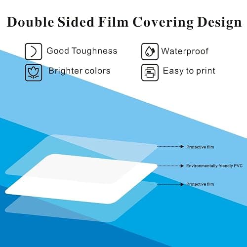 20 Pcs Blank PVC Cards CR80 30 Mil Graphic Quality White Plastic Cards Premium Blank PVC ID Cards for Photo ID Badge Printers（Credit Card Size） thumbnail 2
