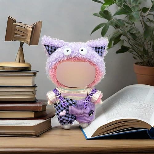 Clothes for 17 cm Dolls - 6 Set Clothes for 6.7 inch Doll, Premium Stylish Outfit with Accessories for Play & Display(No Doll (SET3) thumbnail 3