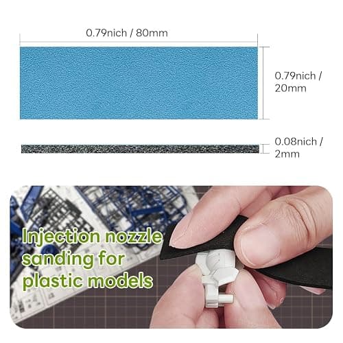 stedi Sanding Sponge Strips 60pcs, #400-600#600-800#1000-1200#1200-1500#2000-2500 Grit thumbnail 5