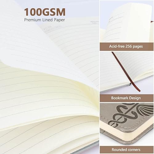 JOHSBYD Camp Half Blood Gift C-amp H-alf B-lood Leather Journal Notebook for Book Lover Flying Horse G-ift Percy Fans G-ift Percy Movie Gift Mythology G-ift (Camp Half Blood-notebook) thumbnail 4