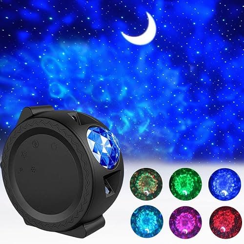 Star Projector,Rusoso Galaxy Projector Light with Nebula,3 in 1 Night Light Kids w/Touch Control & Voice Control & Music Speaker,for Kids Adults Bedroom/Party/Game Rooms/Home Theatre/and Night Light - Image 1