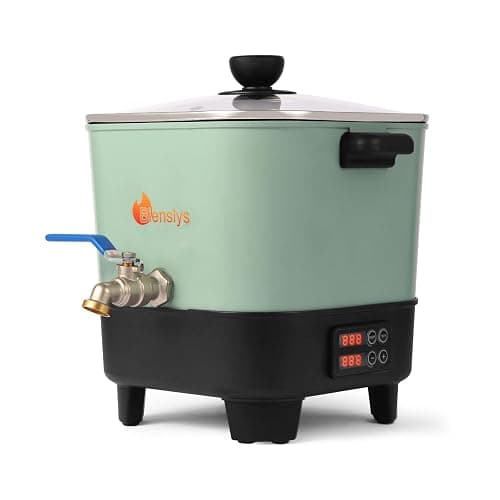 Electric Wax Melter Pot for Candle&Soap Making-Large 7Qts Capacity, Digital Temperature Panel with Spout, Non-Stick, V Bottom for Easy Pour&Clean - Image 1