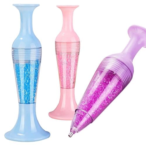 3 PCS Diamond Art Pens, Flower Pot-Shaped Drill Pen Tools and Accessories | Diamond Painting Pen Tools with Metal Tips for Nail Art, Phone Cases and DIY Crafts. - Image 1
