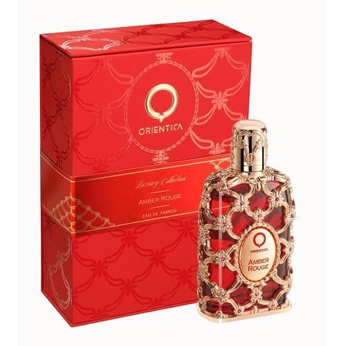 Orientica Luxury Collection Amber Rouge Eau De Parfum – Woody, Amber, Saffron, Praline, Jasmine, Orange, Oak Moss, Seaweed – Arabic Perfume for Men & Women – 5oz / 150ml thumbnail 4