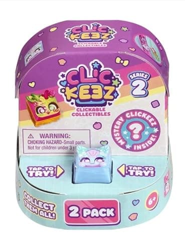 Clickeez Clickable Collectibles Mystery Fidget Toy, Series 2, 2 Pack, Ages 6+ thumbnail 3