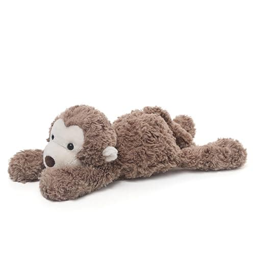 Niceween Monkey Stuffed Animal Monkey Plush Toy Soft and Premium Gifts for Babies Children Adults,Dark Brown,13 Inches - Image 1