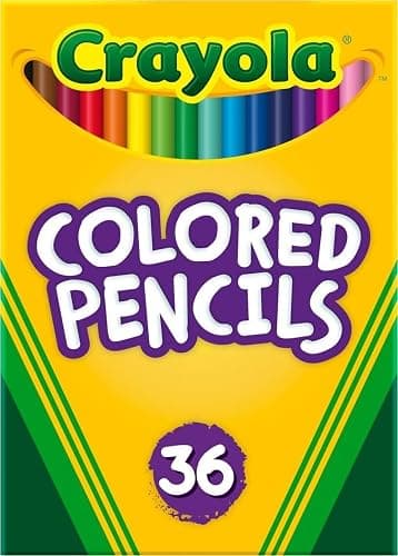 Crayola Colored Pencils (36ct), Kids Pencil Set, Pre-Sharpened Coloring Book Pencils for Kids & Adults, Arts & Crafts Supplies, Coloring Gift, Ages 3+ - Image 1