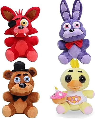 Mokorety FNAF Plush Set - FNAF Security Breach Plushies for Game Fans (Classic) - Image 1