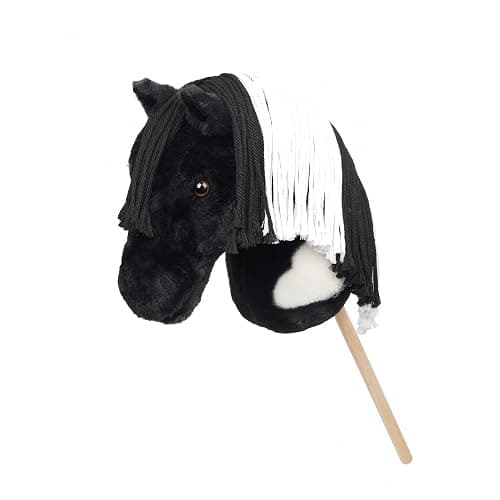LeMieux Hobby Horse Razzle - Black and White Piebald - Realistic Head - Perfect for Kids - Image 1