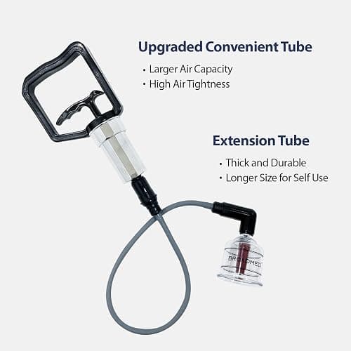 BROADMEDI+ Premium Cupping Therapy 19 Cups Set, Including Pump Handle, Extension Tube, Massage Sticks, Made in Korea thumbnail 3