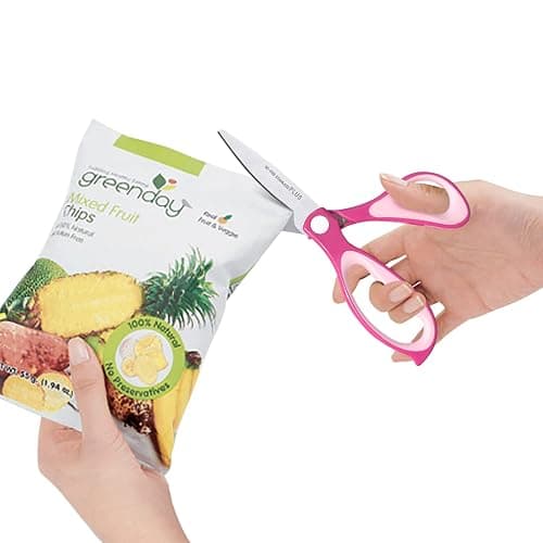 Plus Fit Cut Curve Scissors, Large, Pink (35061) - Large - Pink thumbnail 4