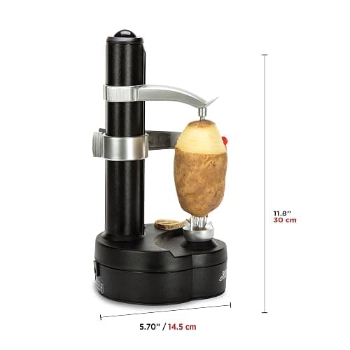 Starfrit Rotato Express Electric Peeler - 2 Spare Blades - Safe & Easy to Use - Effortlessly Peels Vegetables and Fruit thumbnail 2