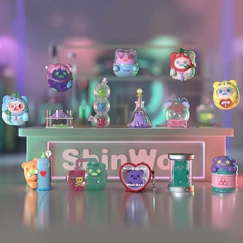BEEMAI Ghost Bear Lovesick Lab Series 1PC Random Design Cute Figures Desktop Ornament Collectible Toys Birthday Gifts thumbnail 9