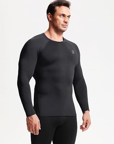 NELEUS Men's 3 Pack Athletic Compression Shirt Running Shirts thumbnail 2