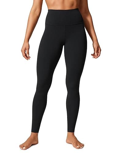 CRZ YOGA Womens Butterlift High Waisted Workout Leggings 28" - Pilates Gym Athletic Yoga Pants Buttery Soft - Medium - Black