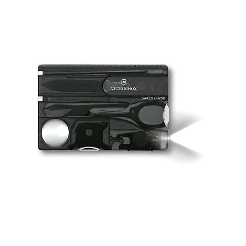 Victorinox Men's Taschenwerkzeug Swisscard Lite Onyx Pocket Knife-Set, Black Transparent, One Size, Alloy Steel - Image 1