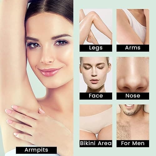 NEOMANN Waxer II Waxing Kit for Women and Men Non-Sticky, Teflon-Coated - Wax Warmer for Hair Removal incl. 300g Wax Beads, 20 Spatulas thumbnail 4