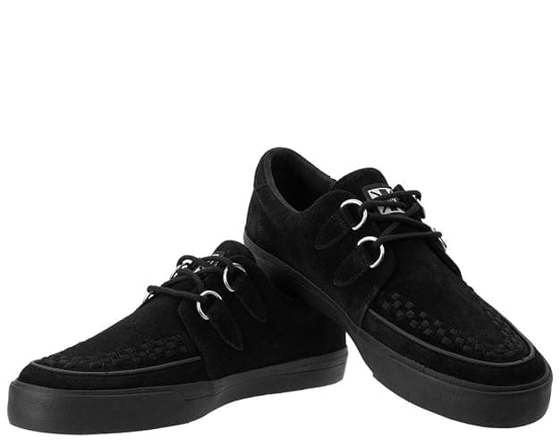 TUK Suede Creeper Sneaker Shoes for Women and Men, D Ring Lace Up Shoes thumbnail 5