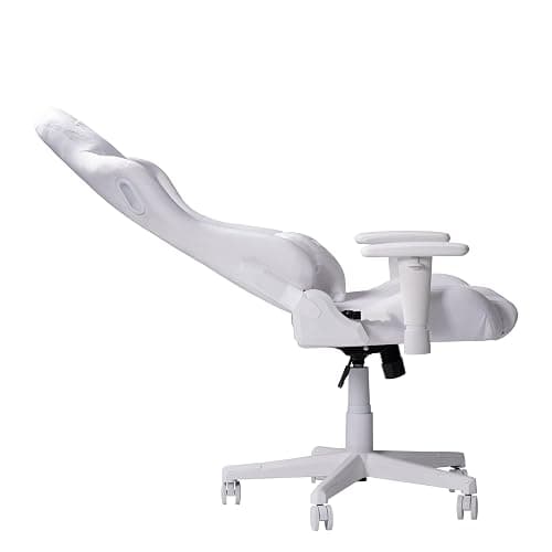 Techni Sport White Velvet Gaming Chair thumbnail 9