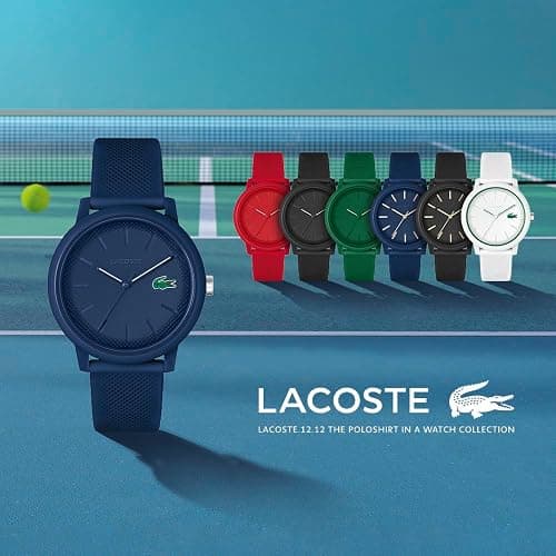 Lacoste Analogue Multifunction Quartz Watch for Men LACOSTE.12.12 Collection with Black Leather Strap - 2010997 thumbnail 4