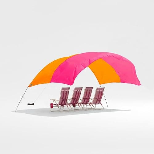 Shibumi Shade 3.0 Version | Sunset Edition | Sets Up in 3 Mins | 150 Sq. Ft. of Shade for up to 8 People | Includes Wind Assist | UPF 50+ Sun Protection thumbnail 2