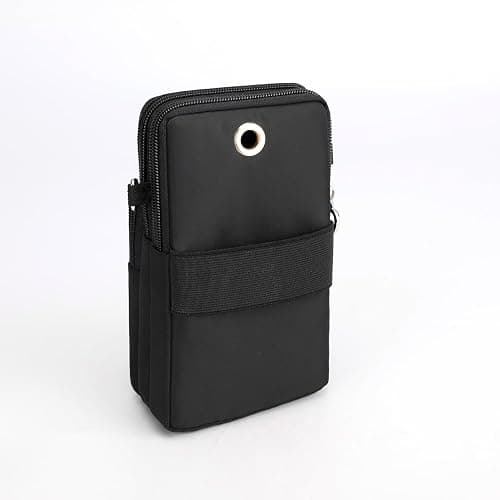 JANKS Small Crossbody Bag for Women - Mini Phone Purses with Crossbody Strap and Wallet - Nylon Arm Bag thumbnail 8
