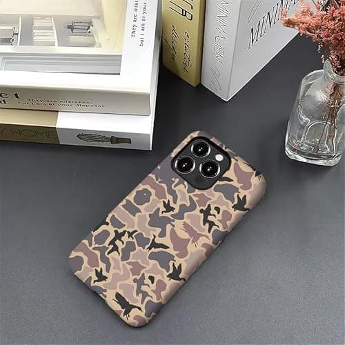 OTTRZMTER Case Compatible with iPhone 16,Duck Camo Camouflage Hybrid 2 Layer Hard Shell Silicone Protective Pattern Design for Girls Boy Women Men thumbnail 6