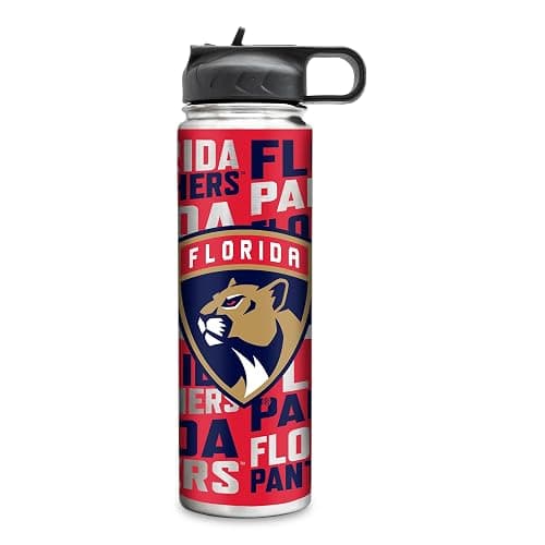 Rico Industries NHL Hockey 22oz Stainless Steel Tumbler with Lid - Great For Coffee, Tea, Water or Cocktails - Image 1