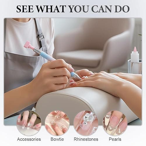 Automatic Refillable Wax Pen, 2026 New Diamond Art Pen with Extra Wax, Diamond-Nail Art Refillable Wax Pen, Automatic DiamondPainting Tool for DIY Craft (Gradient Pink) thumbnail 7