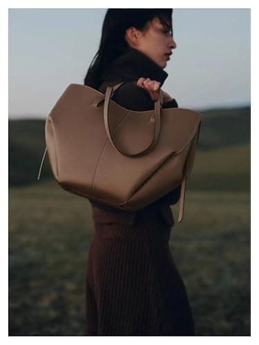 Large Capacity Tote Bag for Women, Fashion Vintage Shoulder Bag, Chic Leather Handbag Hobo Purse Work Bag. thumbnail 5