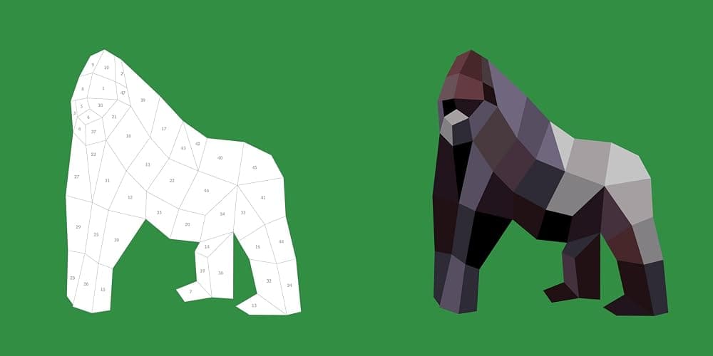 Paint by Sticker Kids: Zoo Animals: Create 10 Pictures One Sticker at a Time! thumbnail 7