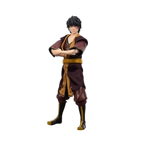 Avatar: The Last Airbender Zuko (Book Three) - 6.5-Inch Scale Figure with Alternate Faceplate, Swappable Hands, and Fire Bending Effect thumbnail 4
