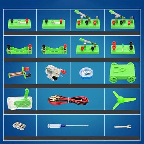 School Physics Labs Basic Electricity Discovery Circuit and Magnetismus Experiment for High School Students Gift Science Study Guide thumbnail 5