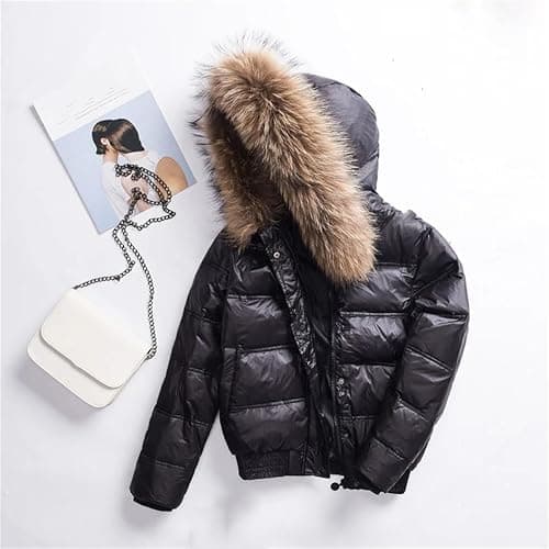Haitpant Frauen Dicke Daunenjacke Mit Kapuze Weiße Ente Jacken Winter Kurze Warme Mäntel Weibliche Outwear Parkas thumbnail 2