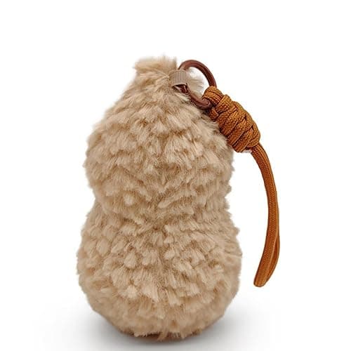 MUALML Cute Peanut Plush Toy, 6" Soft Peanut Stuffed Animal Funny Food Plushies with Legs, Adorable Smile Peanut Birthday Gift for Kids Girls Boys thumbnail 3