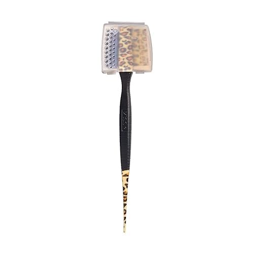 KISS Colors & Care 3-in-1 Professional Edge Styler Plus with Case - Slip-Free Rubber Grip, 100% Boar Bristles, Fine Tooth Comb, Pin Tail Tool, & Protective Case, Versatile & Ultra-Functional, Smooth & Sleek Styling thumbnail 7