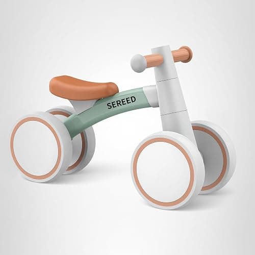 SEREED Baby Balance Bike for 1 Year Old Boys Girls 12-24 Month Toddler Balance Bike, 4 Wheels Toddler First Bike, First Birthday Gifts thumbnail 10