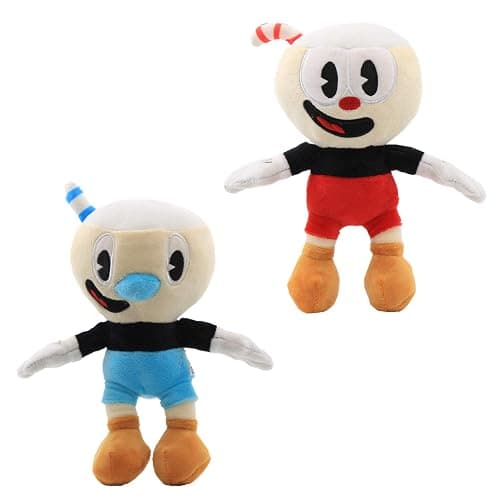 uiuoutoy Red & Blue Plush 9'' Figures Set of 2pcs - Image 1