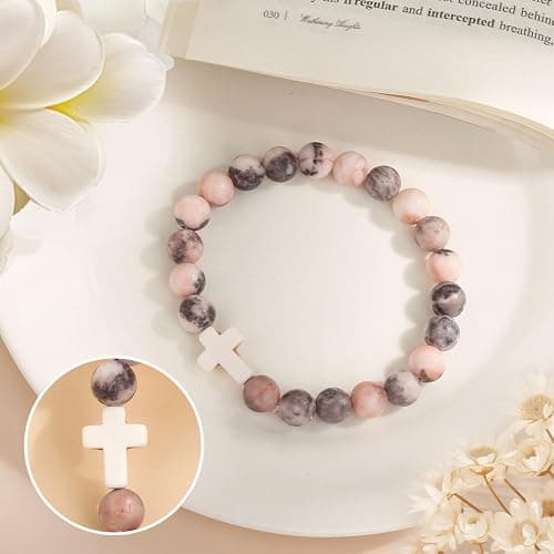 Christian Christmas Gifts for Women, Religious Cross Bracelet Gifts for Women/Daughter/Friend/Sister/Grandma/Granddaughter/Godmother/Her, Inspirational Birthday Faith Based Jewelry Stocking Stuffers Gifts thumbnail 5
