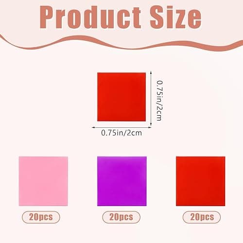 FEBSNOW 60 Piece Diamond Art Wax Pads Diamond Art Painting Glue Clay | Diamond Art Wax Pads, Multi Color, Wax Refills for Crafters, Diamond Art Painting Accessories and Tools thumbnail 2